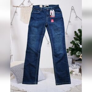 Levis 511 Jeans NWT Y2k Slim Flex Womens 18 Blue Stretch Preppy Boho Glam